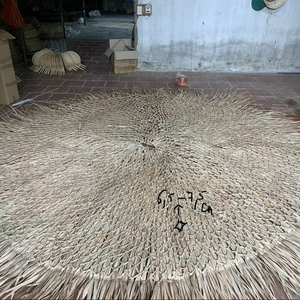 Parasol en chaume de palmier de 2,5 m, fabriqué au Vietnam, avec toit en herbe naturelle, grand parasol de jardin, pour l'extérieur, les centres de villégiature et la plage, export - Product Image 1