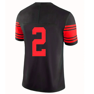 Sublimated Print Football Jersey Breathable Mesh Adult Short Sleeve V Neck <b>Soccer</b> Sports Apparel sublimated print football - Product Image 2