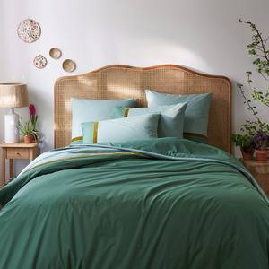 เตียงหัวเตียงโค้งหวายธรรมชาติ สานด้วยมือ สไตล์ชนบทชายทะเล โบโฮ เฟอร์นิเจอร์ห้องนอนแบบเป่าลม ของตกแต่งจากเวียดนาม - Product Image 5