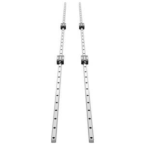 Kit de guidage linéaire de haute précision HGR20, 2 rails de 2000 mm (78,74 pouces), 4 blocs de glisse à roulement, antirouille, pour bricolage CNC - Product Image 1