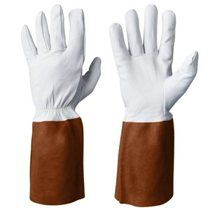 Guantes de Soldadura TIG de Alta Calidad, Resistentes al Fuego, de Piel de Oveja, Protección de Seguridad Industrial para las Manos, Guantes para Construcción y Barbacoa - Product Image 4