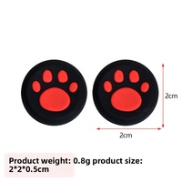 Capuchon de protection pour manette Wii U One Pro avec motif patte de chat // One/ Pro