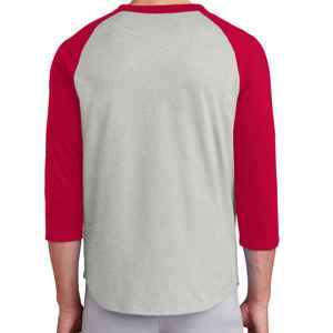 T-shirt à manches longues pour homme, style décontracté, col rond, 100% coton, couleur contrastée, motif uni élégant - Product Image 2