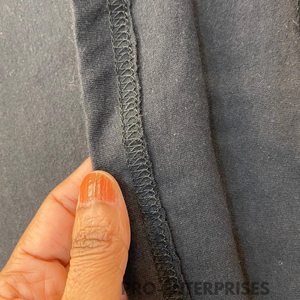 T-shirt Homme Col Montant Oversize en Molleton 100% Coton Lourd de Haute Qualité avec Motif Sérigraphié Anti-Boulochage - Product Image 4