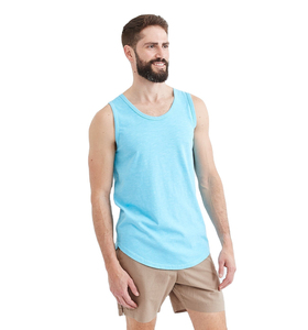 OYORK SPORTS High Quality Breathable Cotton <b>White</b> Gym Summer Solid Anti-Pilling Knitted O-Neck Sweat <b>Vest</b> <b>Men</b> Tank Top - Product Image 3