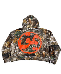 Sudadera con capucha de camuflaje Real Tree, chándal de forro polar grueso personalizado, camuflaje de sublimación para caza, con pedrería en toda la superficie, alta calidad - Product Image 2