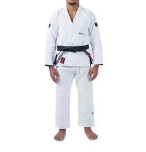 Kimono Unisex 100% Algodón Personalizable para Jiu Jitsu Brasileño (BJJ) con Logotipo Frontal, Secado Rápido, Elástico, Transpirable y Ligero (460g) - Product Image 1