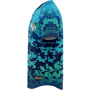 Camiseta de Béisbol Sublimada Personalizada, Material de Malla de Secado Rápido, Uniformes Deportivos Profesionales Ligeros, Precio al por Mayor - Product Image 5