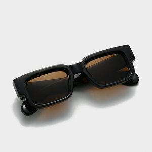 Lmamba 3401 2024 New Fashion Small Frame Personalized Square Retro Shade Versatile Advanced <b>Sunglasses</b> for Men and Women - Product Image 4