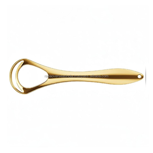 Limpiador de Lengua de Acero Inoxidable en Tono Dorado con Mango Ergonómico y Raspador de Bucle Integrado para Cuidado Bucal Diario Reutilizable - Product Image 3