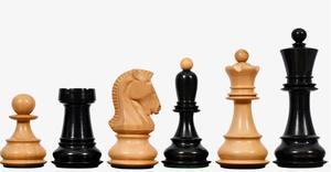 Elegante juego de ajedrez Dubrovnik 1950 versión 3.0 con piezas de ébano y madera de boj, Rey de 3.75 pulgadas, al mejor precio. - Product Image 6