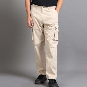 Pantalon cargo jogger en coton de haute qualité pour homme, décontracté, à bas ouvert, pour le yoga et la détente, multipoches, pantalon de sport pour homme - Product Image 2