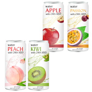 Venta al por mayor de puré de melocotón 100% natural y saludable, hecho en Vietnam, con semillas de albahaca, 330 ml, OEM ODM - Product Image 2