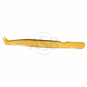 Pince à épiler professionnelle en acier inoxydable pour extensions de cils volume Round Boot, avec logo personnalisé et service OEM - Product Image 2