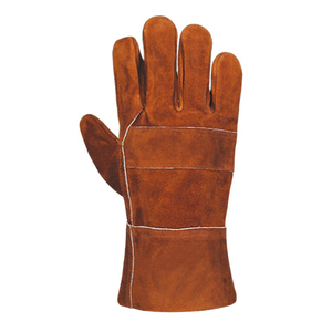 Gants de soudage en cuir avec manchette de sécurité, antidérapants et durables, résistants à la chaleur pour soudeurs TIG, couleur personnalisable, qualité export - Product Image 2
