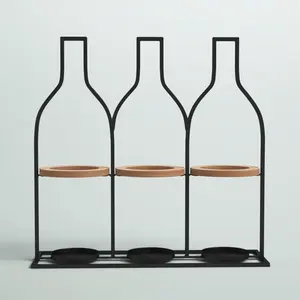 Support à Bouteilles de Vin en Métal Fait Main pour l'Exportation, Présentoir Premium pour Bouteilles de Bar pour Restaurants, Support à Bouteilles en Métal Fait Main pour Fabricants - Product Image 6