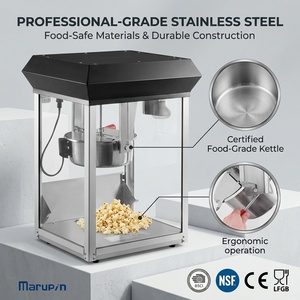 Commercial Popcorn Machine Black Mini <b>Microwave</b> Vending Production for Popcorn Sealing High Demand Snack Food Corner - Product Image 5