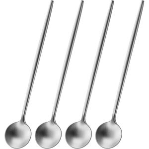 Set di 4 Cucchiaini da Caffè e Tè Freddo in Acciaio Inox 18/10 con Manico Lungo 6,7 Pollici, Cucchiaini Durevoli per Uso con Caffè e Tè - Product Image 1