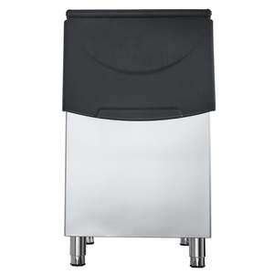 Bac de stockage pour machine à glaçons en acier inoxydable de 250 lb de capacité, pieds en caoutchouc antidérapants réglables pour les restaurants et les magasins de boissons - Product Image 1