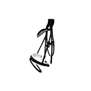 Brida doble Weymouth en cuero patentado producto de caballo de alta calidad - Product Image 3