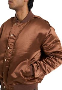 Custom Winter Satin Varsity <b>Jacket</b> Breathable Letterman Satin Varsity <b>Jacket</b> - Product Image 5