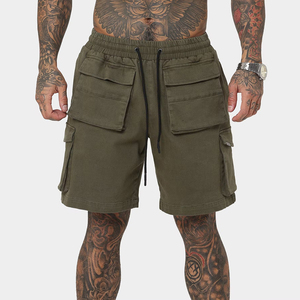 Shorts Cargo Homme de Haute Qualité en Gros – Décontractés, Amples, Unis, Séchage Rapide, Nylon, Taille Élastique, Marque Personnalisée, Tendance - Product Image 1
