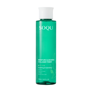 Tonique hydratant SOQU à l'aloe vera et au collagène pour une peau hydratée et un effet anti-âge. - Product Image 1