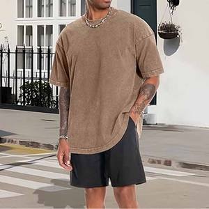 T-shirt homme de haute qualité, sublimation, léger, prix raisonnable, matière douce, 100% coton, envoyé par Dress Sports - Product Image 6