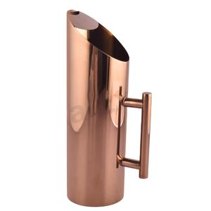 Jarra de cobre Jarra elegante para mesa de comedor y jarra única para servir en el hogar con SS - Product Image 1