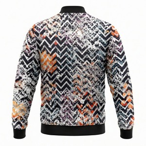 Wholesale Custom Eco-Friendly Breathable Winter Bomber Sublimation <b>Jacket</b> for Teams Fitness Training <b>Gym</b> Activities Outdoor - Product Image 2