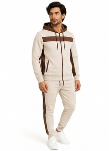 Conjunto Deportivo Personalizado con Capucha para Hombre, Traje Deportivo con Cremallera Completa para Invierno, 360GSM, Algodón y Poliéster, Conjunto de Entrenamiento - Product Image 4