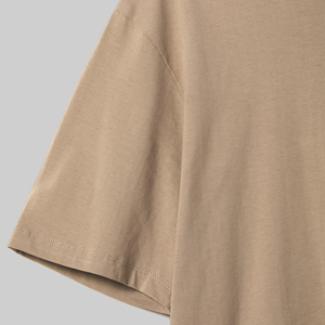 Camiseta Deportiva de Corte Holgado para Hombre, 100% Algodón, Tejido Peinado, Logotipo Personalizado, Transpirable, Antiarrugas, Ecológica, Informal - Product Image 5