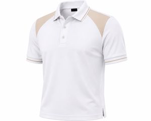 Camiseta Casual de Manga Corta para Hombre, Tejido Sólido Transpirable, Poliéster/Algodón, Logotipo Frontal - Product Image 2