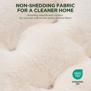 Cat Bed Kitten Bed, Washable Round Cat Bed for Indoor Cat, Super Soft Plush Faux Fur for Puppy and Kitten with Anti-Slip bottom - Product Image 3