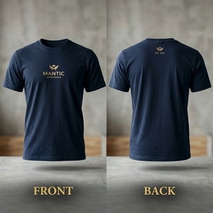 Camisetas personalizadas de cuello redondo transpirables para hombre, camisetas gráficas de poliéster, camiseta refrescante de alta calidad para el verano - Product Image 3