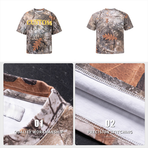 OEM ODM Men's <b>Camouflage</b> Sublimation <b>T</b>-<b>Shirt</b> Short Sleeve O-Neck Tee Custom Yellow Text Graphic Top Manufacture Custom Logo - Product Image 4
