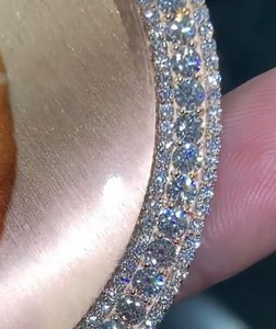 จี้รูปภาพประดับเพชรโมอิสซาไนต์ VVS แบบ Iced Out เครื่องประดับฮิปฮอป เงินแท้ 925 จี้สั่งทำพิเศษ ผ่านการทดสอบ - Product Image 5