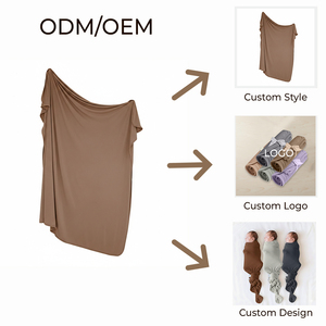 Couverture d'emmaillotage nouée pour nouveau-nés, confortable, respirante et apaisante - Product Image 5