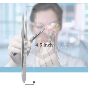 Pinzas de Acero Inoxidable de Alta Calidad con Puntas Dentadas Rectas, Fuertes y Finas, Pinzas de Grado Profesional, Instrumentos Médicos - Product Image 4