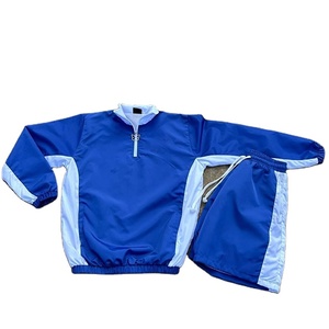 Survêtement de sport de course à pied en nylon unisexe avec logo imprimé avec broderie personnalisée Ensemble coupe-vent imperméable et short Hip Hop - Product Image 1