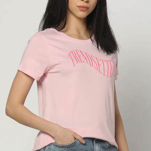 Productos Más Vendidos, Camisetas para Mujer con MOQ Bajo, Tela Suave, para Uso en Verano y al Aire Libre, Camisetas para Mujer con Talla Personalizada - Product Image 5
