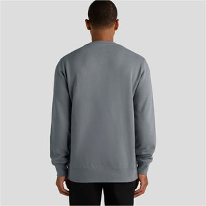 Sweat-shirt pour homme, minimaliste, uni, doublure brossée confortable, pour un style décontracté, basiques streetwear, sweat-shirt chaud - Product Image 4