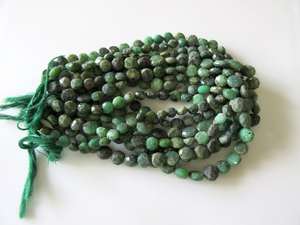 ลูกปัดคริโซเพรสเม็ดกลมแบน5เส้น - Product Image 2