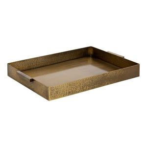 Plateau de service en laiton raffiné, vaisselle artisanale haut de gamme pour la maison, l'hôtel, le restaurant, les banquets, les mariages et les événements. - Product Image 3