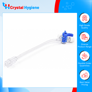 Tuyaux d'extension d'infusion rotatifs Luer-Lock Crysto Line transparents de qualité supérieure, résistants aux torsions, pour thérapie IV - Product Image 2