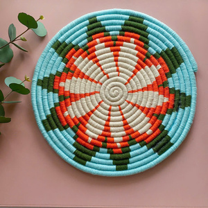 Plato Decorativo de Pared Hecho a Mano en Vietnam, Decoración Tejida Natural para Colgar en el Hogar - Product Image 3