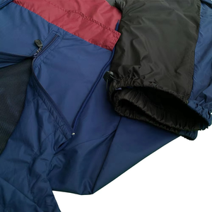 <b>Men</b> Hooded <b>Pullover</b> Windbreaker Tracksuit Half Zip Colorblock <b>Jacket</b> With Jogger Pants Lightweight Outdoor Training Set - Product Image 4