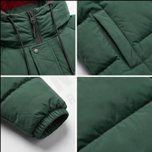 Veste bouffante imprimée OEM personnalisée pour hommes veste d'hiver décontractée avec logo personnalisé pour hommes avec poches mode masculine vente en gros - Product Image 4