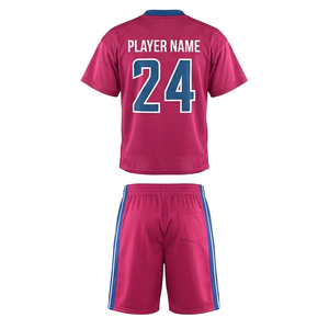 Tenue de lacrosse respirante imprimée par transfert thermique, fabriquée directement en usine, dernier design, ensemble maillot et short de sport - Product Image 3