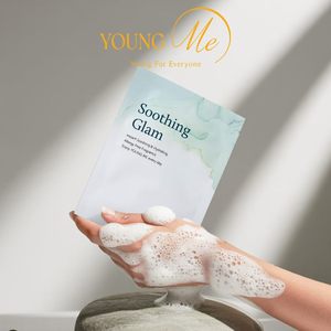 Mascarilla facial coreana Youngme con aloe vera, sin perfume, sin aceite, calmante, hidratante, previene la sequedad, refrescante natural y relajante. - Product Image 1